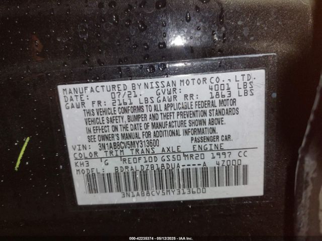 2021 NISSAN SENTRA 3N1AB8CV5MY313600 Photo 8