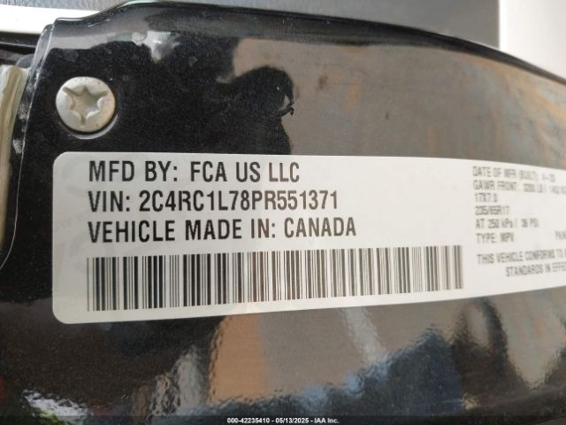 2023 CHRYSLER PACIFICA HYBRID 2C4RC1L78PR551371 Photo 8