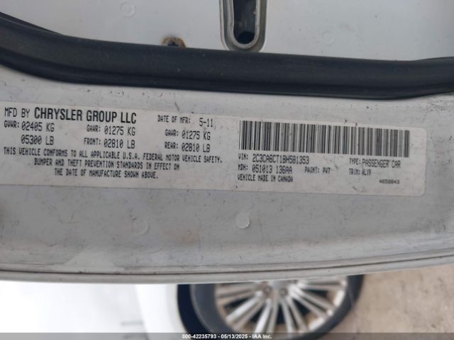 2011 CHRYSLER 300C 2C3CA6CT1BH581353 Photo 8