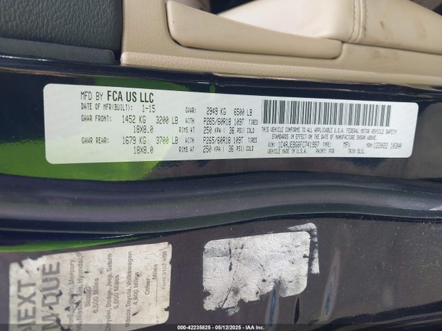 Jeep Grand Cherokee 2015 1C4RJEBG6FC741997 Image 9