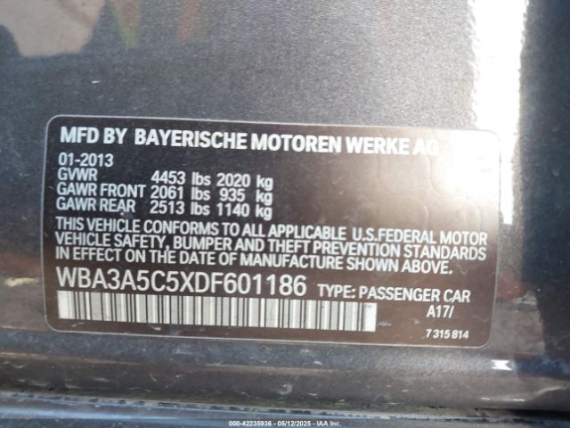 2013 BMW 328I WBA3A5C5XDF601186 Photo 8