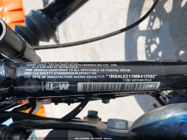 2021 HARLEY-DAVIDSON XL883 1HD4LE217MB412582 Photo 9