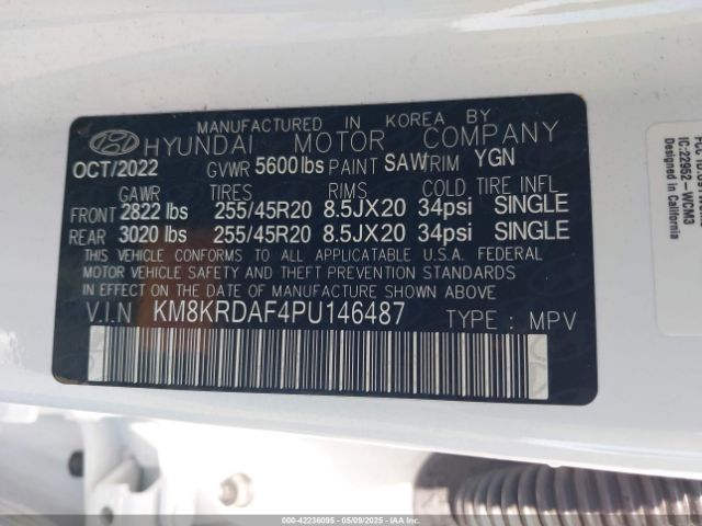 2023 HYUNDAI IONIQ 5 KM8KRDAF4PU146487 Photo 8