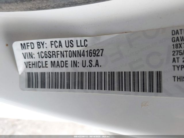 1C6SRFNT0NN416927 RAM 1500