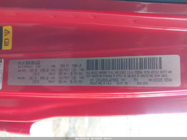 1C4HJXDN5LW279865 Jeep Wrangler Unlimited Sport S 4x4