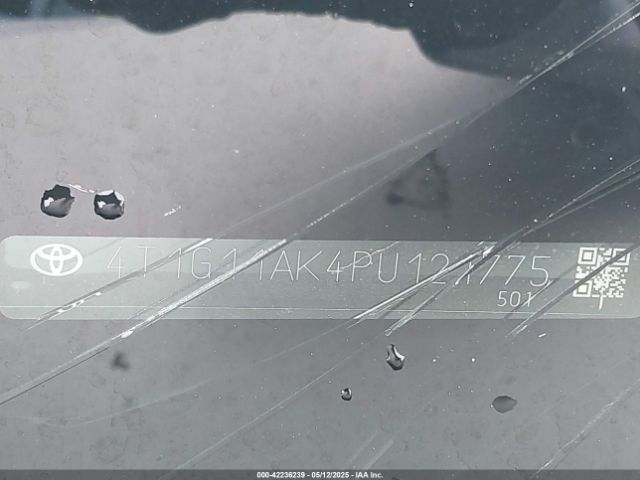 4T1G11AK4PU121775 Toyota CAMRY SE