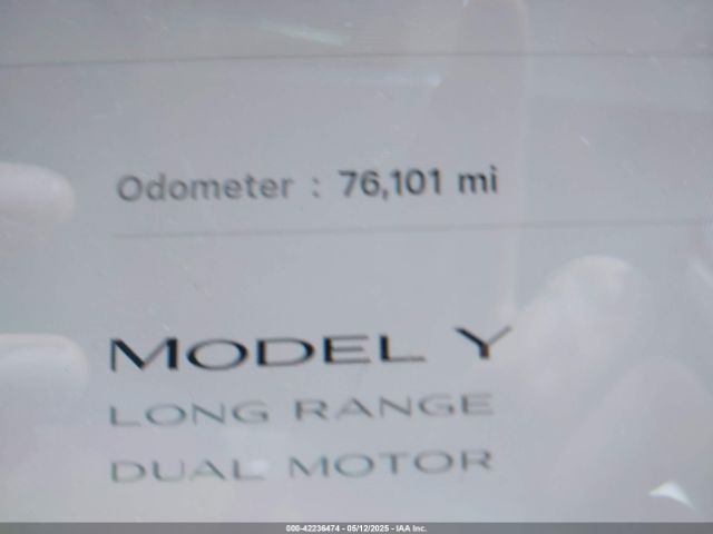 5YJYGDEE6LF040955 Tesla Model Y Long Range Dual Motor All-wheel Drive