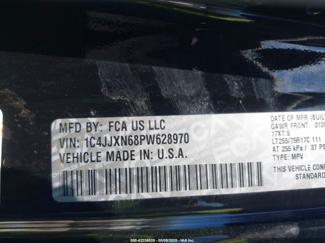 1C4JJXN68PW628970 Jeep Wrangler 4xe 4x4