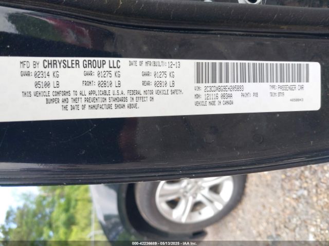 2C3CDXBG9EH205893 Dodge Charger Se