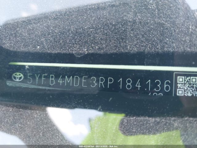 5YFB4MDE3RP184136 Toyota COROLLA LE