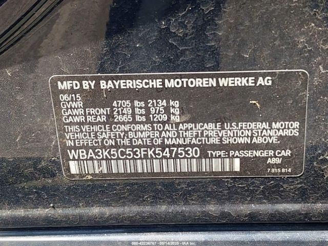 WBA3K5C53FK547530 BMW 328d Xdrive