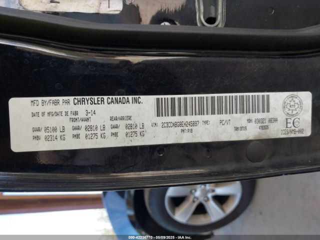 2C3CDXBG8EH245897 Dodge Charger