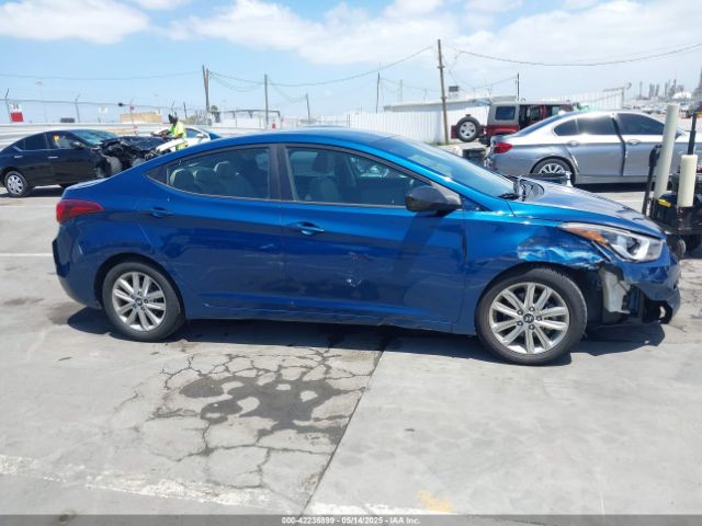 KMHDH4AE1EU176823 Hyundai ELANTRA SE