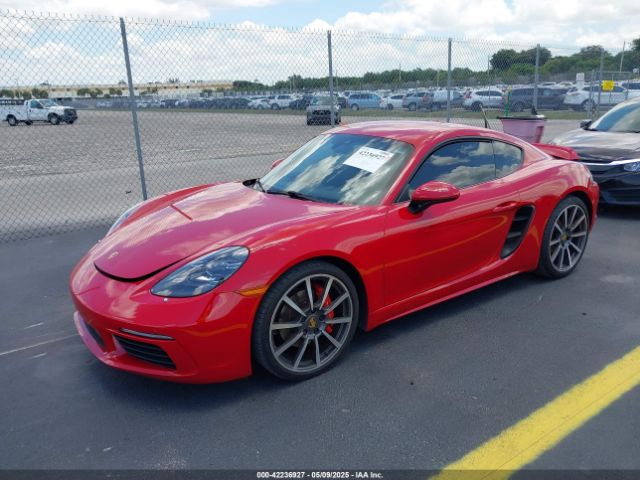 2017 PORSCHE 718 CAYMAN WP0AB2A88HS285593 Photo 1