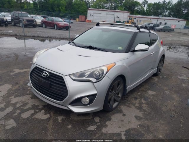 KMHTC6AE5EU198135 Hyundai Veloster Turbo W/black