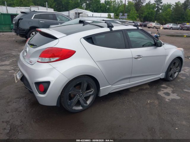KMHTC6AE5EU198135 Hyundai Veloster Turbo W/black