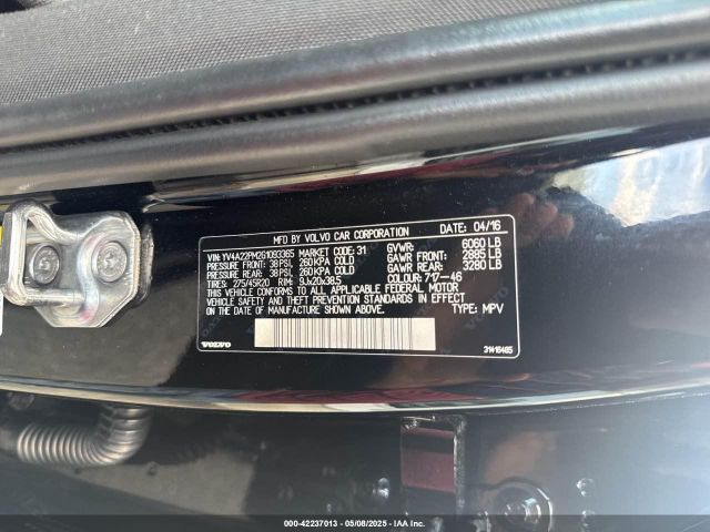YV4A22PM2G1093365 Volvo XC90 T6