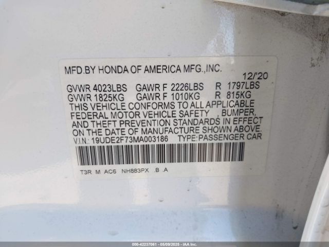 2021 ACURA ILX 19UDE2F73MA003186 Photo 8