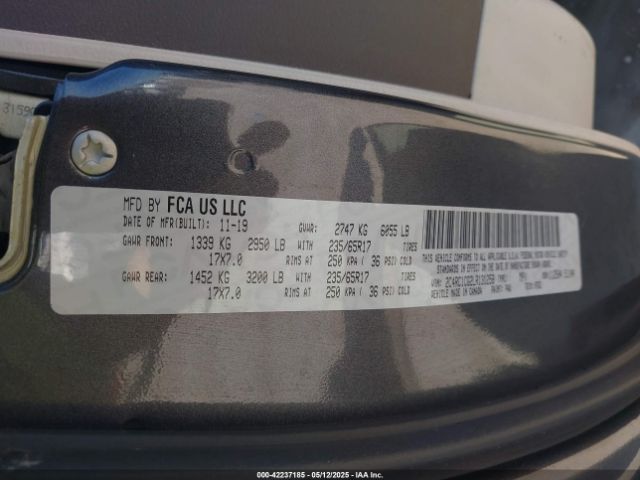 2020 CHRYSLER VOYAGER 2C4RC1CG2LR131258 Photo 8