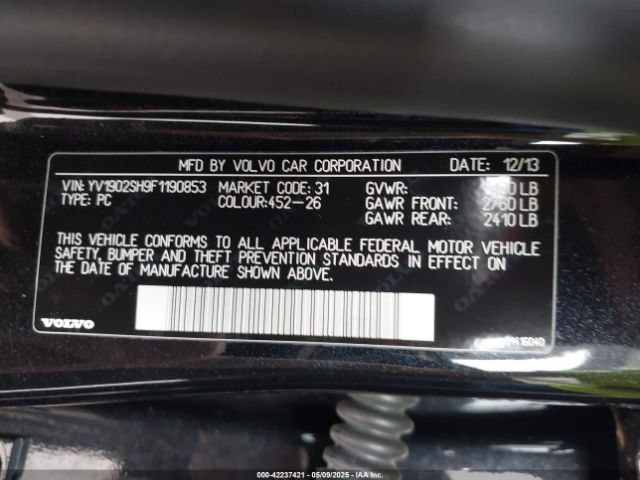 2015 VOLVO V60 YV1902SH9F1190853 Photo 8
