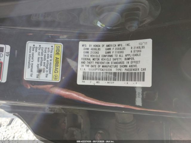 2012 ACURA TL 19UUA8F57CA015336 Photo 8