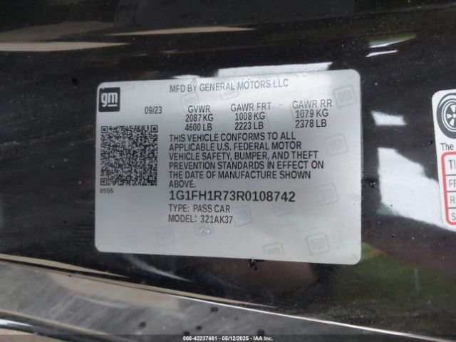 1G1FH1R73R0108742 Chevrolet Camaro Rwd  2ss