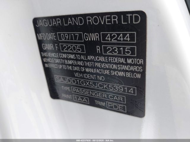 2018 JAGUAR F-TYPE SAJDD1GX5JCK53914 Photo 8