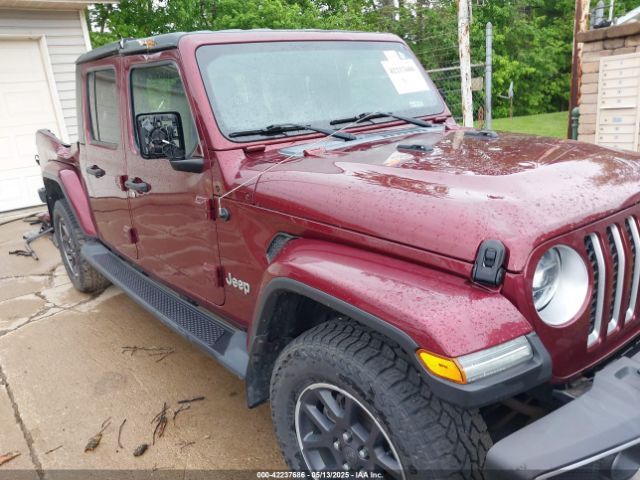 1C6HJTFGXML555622 Jeep Gladiator Overland 4x4
