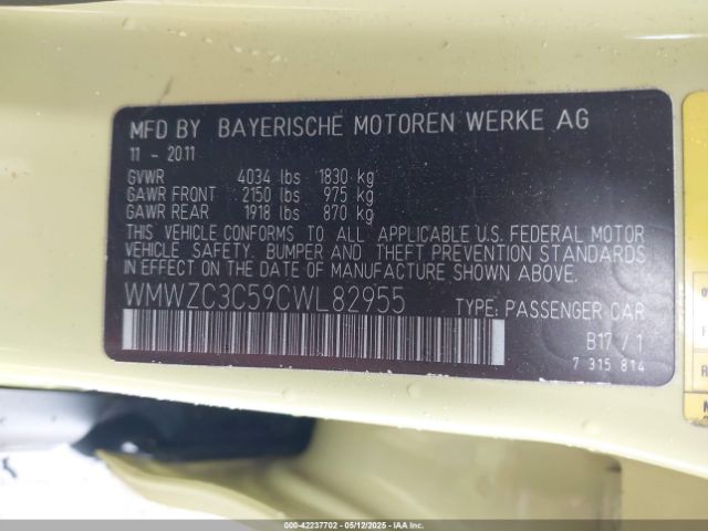 2012 MINI COOPER S COUNTRYMAN WMWZC3C59CWL82955 Photo 8