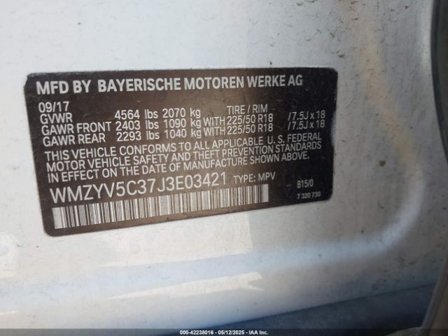 2018 MINI COUNTRYMAN WMZYV5C37J3E03421 Photo 8
