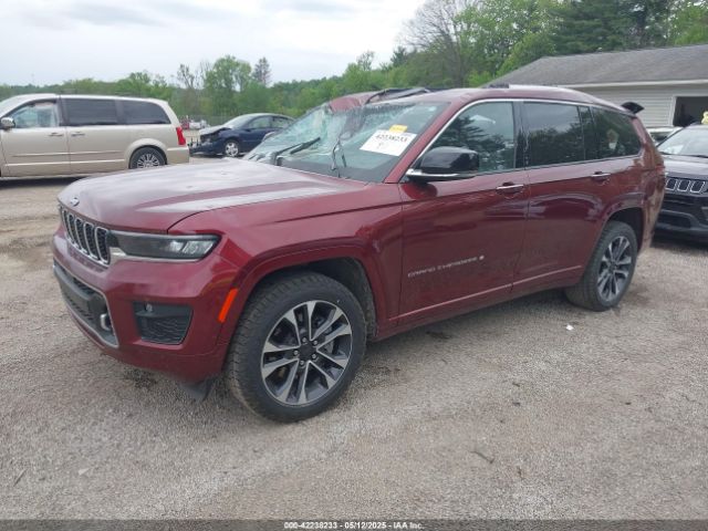 1C4RJKDG9M8202558 Jeep Grand Cherokee L Overland 4x4