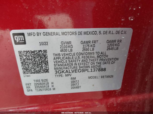 2023 GMC TERRAIN 3GKALVEG9PL137888 Photo 8