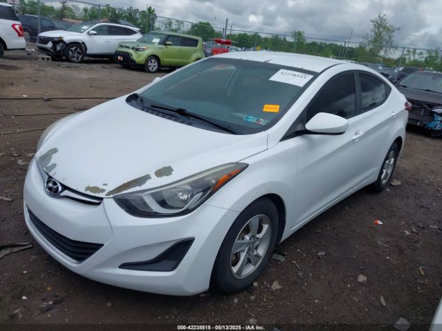 5NPDH4AEXFH633127 Hyundai ELANTRA SE