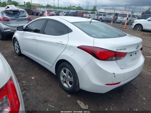 5NPDH4AEXFH633127 Hyundai ELANTRA SE