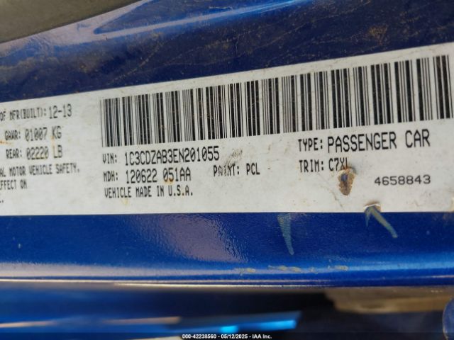 1C3CDZAB3EN201055 Dodge Avenger