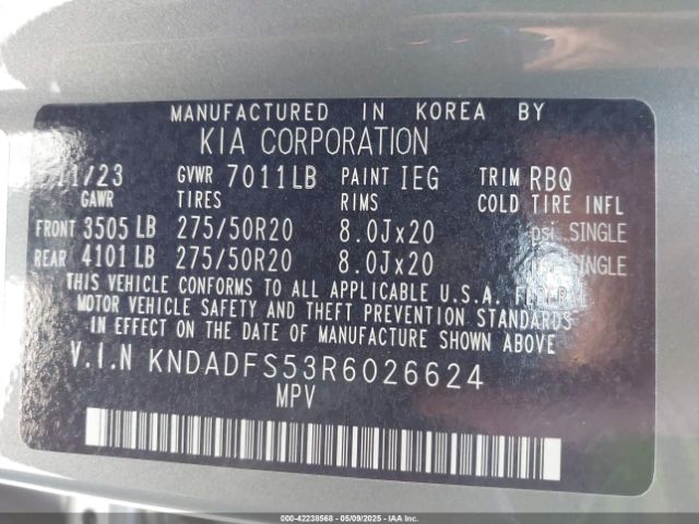 KNDADFS53R6026624 KIA 2024