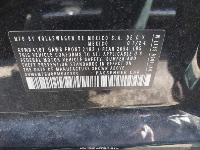 3VWEM7BU0RM040900 Volkswagen Jetta 1.5t Se