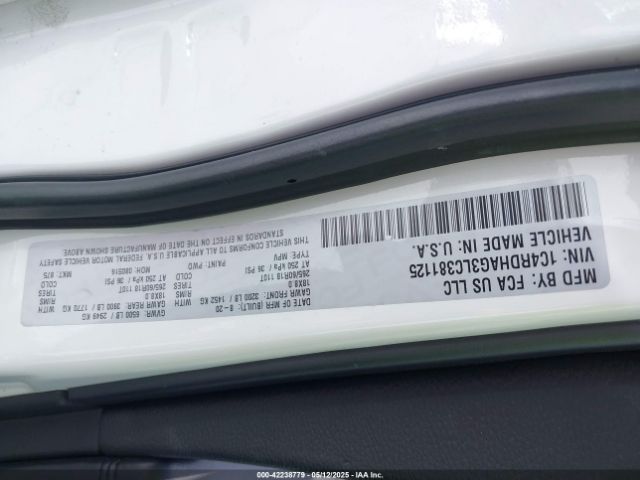 2020 DODGE DURANGO 1C4RDHAG3LC381125 Photo 8