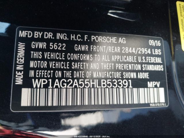 2017 PORSCHE MACAN WP1AG2A55HLB53391 Photo 8
