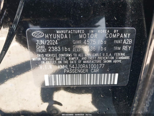 KMHL54JJ0RA100177 Hyundai gdi nu pe