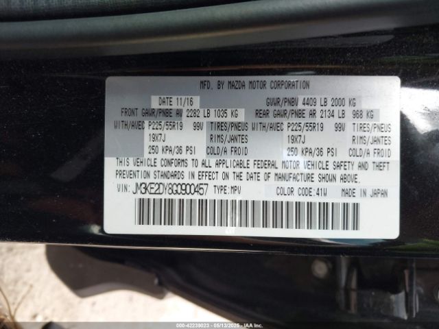 JM3KE2DY8G0900457 Mazda Cx-5 Grand Touring
