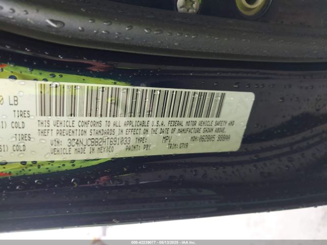 3C4NJCBB2HT691033 Jeep New Compass Latitude Fwd