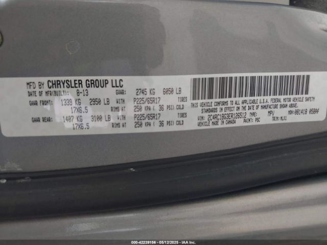 2014 CHRYSLER TOWN & COUNTRY 2C4RC1BG3ER126512 Photo 8