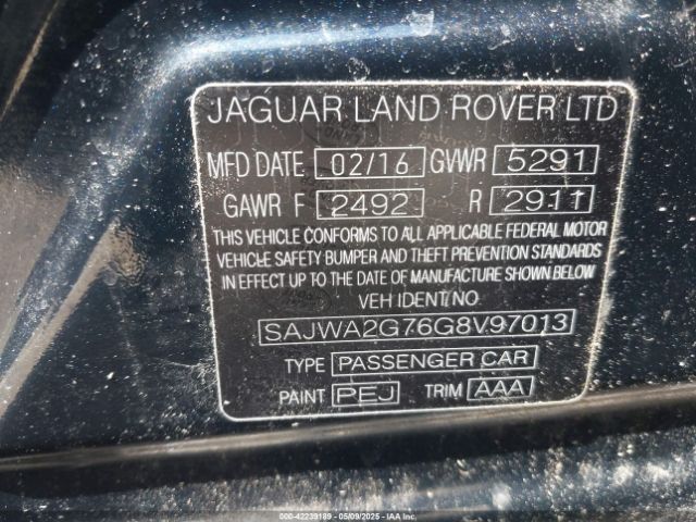 2016 JAGUAR XJ SAJWA2G76G8V97013 Photo 8