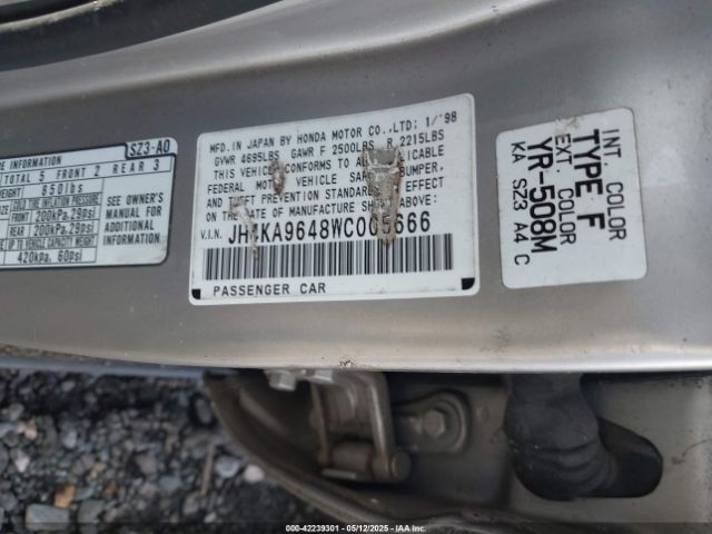 1998 ACURA RL JH4KA9648WC005666 Photo 8