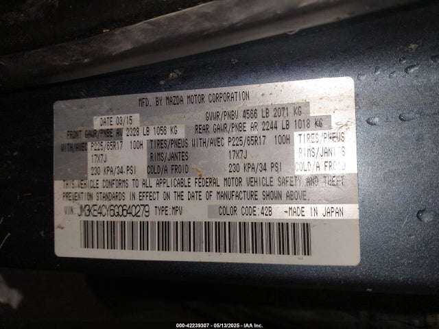 JM3KE4CY6G0640279 Mazda py