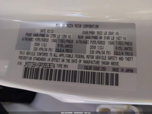 JM3TCBAY9P0653674 Mazda py