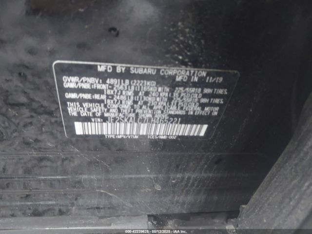 2020 SUBARU FORESTER JF2SKALC7LH465221 Photo 8