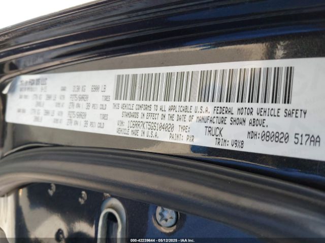 1C6RR7KT5GS104020 RAM 2016