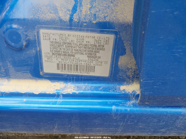 Nissan Versa 2021 3N1CN8EV4ML860982 Image 9